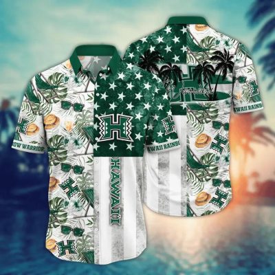 Hawaii Rainbow Warriors NCAA Flower Aloha Hawaiian Shirt 11, NCAA Hawaiian Shirt