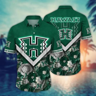 Hawaii Rainbow Warriors NCAA Flower Aloha Hawaiian Shirt 5, NCAA Hawaiian Shirt