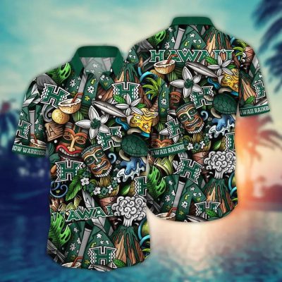 Hawaii Rainbow Warriors NCAA Flower Aloha Hawaiian Shirt 6, NCAA Hawaiian Shirt
