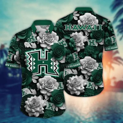 Hawaii Rainbow Warriors NCAA Flower Aloha Hawaiian Shirt 7, NCAA Hawaiian Shirt