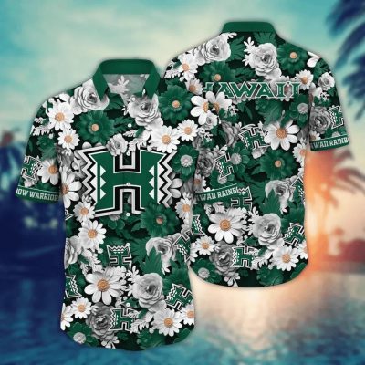 Hawaii Rainbow Warriors NCAA Flower Aloha Hawaiian Shirt 9, NCAA Hawaiian Shirt