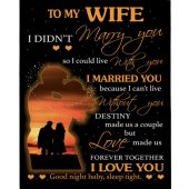 I Love And Can T Live Without My Wife Blankets Perfect Valentine Day Fleece Blanket Blankets For Mothers Day 1 Koy8is.jpg - demo10
