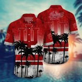 Indiana Hoosiers Aloha Hawaiian Shirt, NCAA Hawaiian Shirt