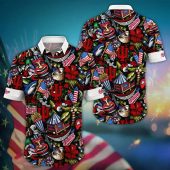 Indiana Hoosiers NCAA Flower Aloha Hawaiian Shirt 14, NCAA Hawaiian Shirt