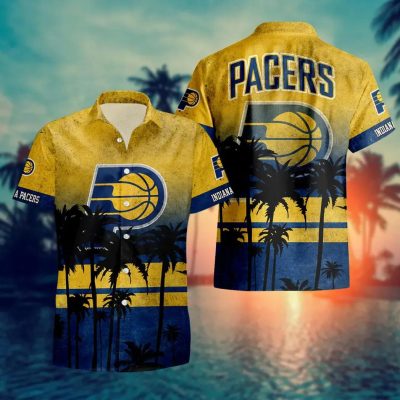 Indiana Pacers Aloha Hawaiian Shirt, NCAA Hawaiian Shirt