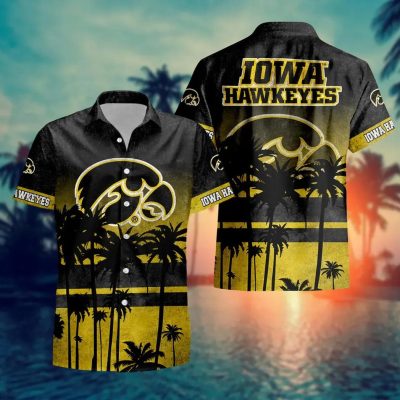 Iowa Hawkeyes Aloha Hawaiian Shirt, NCAA Hawaiian Shirt