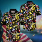 Iowa Hawkeyes NCAA Flower Aloha Hawaiian Shirt, NCAA Hawaiian Shirt