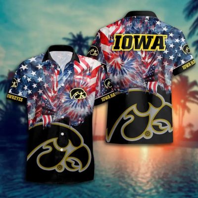 Iowa Hawkeyes Style Hot Trending Summer NCAA Flower Aloha Hawaiian Shirt, NCAA Hawaiian Shirt