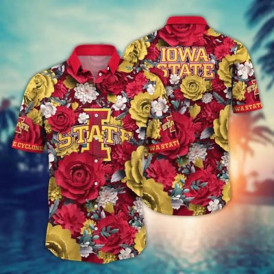 Iowa State Cyclones NCAA Flower Aloha Hawaiian Shirt 5, NCAA Hawaiian Shirt