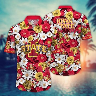 Iowa State Cyclones NCAA Flower Aloha Hawaiian Shirt 8, NCAA Hawaiian Shirt