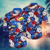 Kansas Jayhawks NCAA Aloha Hawaiian Shirt 1, NCAA Hawaiian Shirt