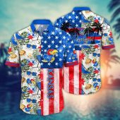 Kansas Jayhawks NCAA Flower Aloha Hawaiian Shirt 12, NCAA Hawaiian Shirt