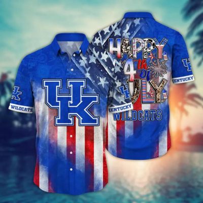 Kentucky Wildcats NCAA Aloha Hawaiian Shirt, NCAA Hawaiian Shirt