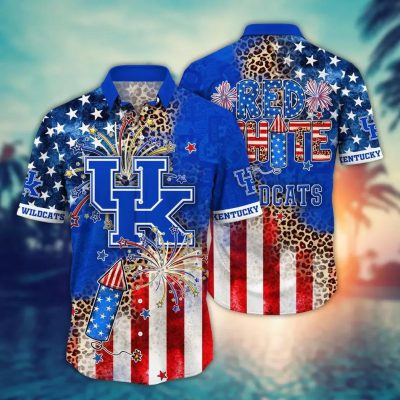 Kentucky Wildcats NCAA Aloha Hawaiian Shirt 2, NCAA Hawaiian Shirt