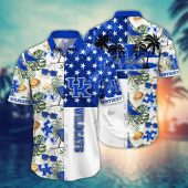 Kentucky Wildcats NCAA Flower Aloha Hawaiian Shirt 10, NCAA Hawaiian Shirt