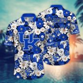 Kentucky Wildcats NCAA Flower Aloha Hawaiian Shirt 8, NCAA Hawaiian Shirt