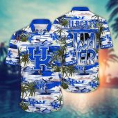 Kentucky Wildcats NCAA Flower Aloha Hawaiian Shirt 9, NCAA Hawaiian Shirt