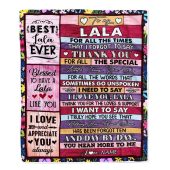 Lala Blanket From Granddaughter Grandson Thank You For The Love Personalized Blanket For Mom Mother S Day Gifts Blanket 1 Hedh8f.jpg - demo10