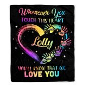 Lolly Blanket From Grandkids Granddaughter Grandson We Love You Grandparent Personalized Blanket For Mom Mother S Day Gifts Blanket 1 Yqe5gh.jpg - demo10