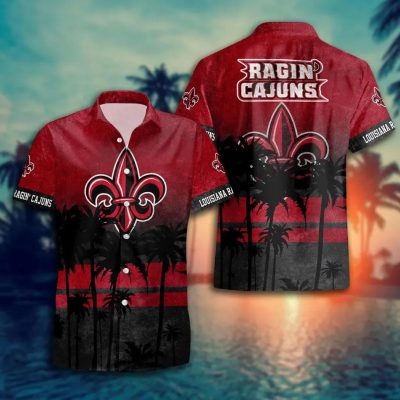 Louisiana Ragin Cajuns Style Hot Trending Summer Aloha Hawaiian Shirt, NCAA Hawaiian Shirt