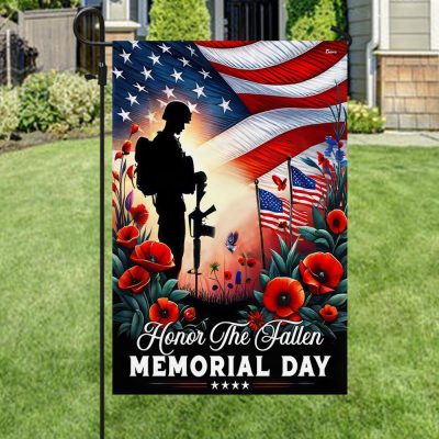 FLAGWIX Memorial Day US Veteran Honor The Fallen Flag MLN2737F - Flagwix