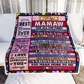 Mamaw Blanket From Granddaughter Grandson Thank You For The Love Personalized Blanket For Mom Mother S Day Gifts Blanket 2 Jhi4bh.jpg - demo10