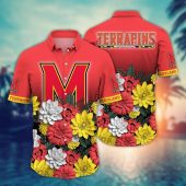 Maryland Terrapins NCAA Flower Aloha Hawaiian Shirt 13, NCAA Hawaiian Shirt