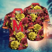 Maryland Terrapins NCAA Flower Aloha Hawaiian Shirt 7, NCAA Hawaiian Shirt
