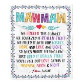 Mawmaw Blanket From Grandkids We Hugged This Blanket Personalized Blanket For Mom Mother S Day Gifts Blanket 1 Olyozq.jpg - demo10