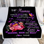 Mawmaw Blanket From Grandkids Granddaughter Grandson We Made This Special Blanket Flower Personalized Blanket For Mom Mother S Day Gifts Blanket 2 Wqi24a.jpg - demo10
