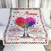 Memaw Blanket From Grandkids Never Forget That I Love You You Mean The World To Me Personalized Blanket For Mom Mother S Day Gifts Blanket 2 Xngjnm.jpg - demo10