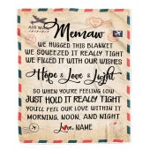 Memaw Blanket From Kids We Hugged This Blanket Mail Letter Personalized Blanket For Mom Mother S Day Gifts Blanket 1 Tu2rds.jpg - demo10