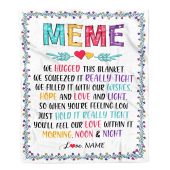 Meme Blanket From Grandkids We Hugged This Blanket Personalized Blanket For Mom Mother S Day Gifts Blanket 1 H5ompr.jpg - demo10