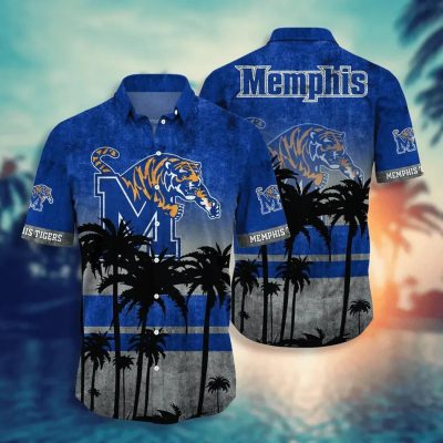 Memphis Tigers Aloha Hawaiian Shirt, NCAA Hawaiian Shirt