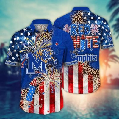 Memphis Tigers NCAA Aloha Hawaiian Shirt 1, NCAA Hawaiian Shirt