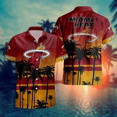 Miami Heat Aloha Hawaiian Shirt, NCAA Hawaiian Shirt