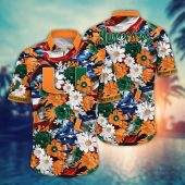Miami Hurricanes NCAA Aloha Hawaiian Shirt, NCAA Hawaiian Shirt
