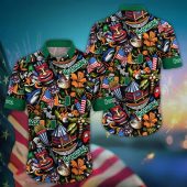 Miami Hurricanes NCAA Flower Aloha Hawaiian Shirt 12, NCAA Hawaiian Shirt