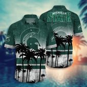 Michigan State Spartans Aloha Hawaiian Shirt, NCAA Hawaiian Shirt