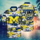 Michigan Wolverines Style Hot Trending Summer NCAA Flower Aloha Hawaiian Shirt 8, NCAA Hawaiian Shirt
