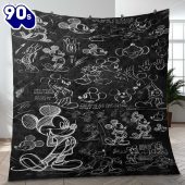 Mickey Disney Comics Christmas Ver 2 Gifts Lover Blanket - Musicdope90s