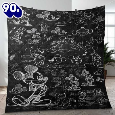 Mickey Disney Comics Christmas Ver 2 Gifts Lover Blanket - Musicdope90s