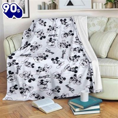 Mickey Mouse Disney Best Seller Fleece Blanket Gift For Fan - Musicdope90s