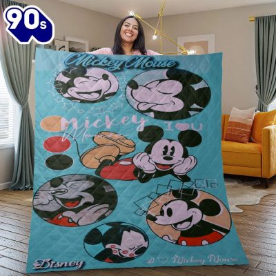 Mickey Mouse Disney Cartoon Gifts Lover Blanket - Musicdope90s