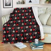 Mickey's Face Walt Disney Sherpa Blanket Fleece Blanket Funny Gifts - Musicdope90s