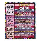 Mimi Blanket From Granddaughter Grandson Thank You For The Love Personalized Blanket For Mom Mother S Day Gifts Blanket 1 Sasbr5.jpg - demo10