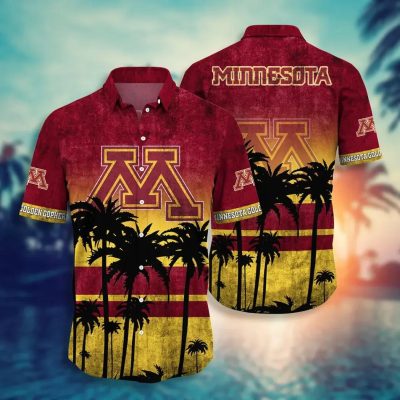 Minnesota Golden Gophers Aloha Hawaiian Shirt, NCAA Hawaiian Shirt