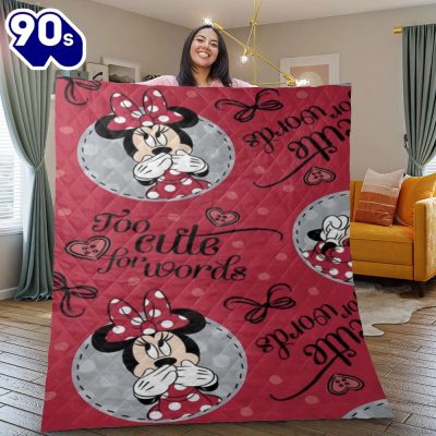 Minnie Mouse Disney Cartoon Gifts Lover Blanket - Musicdope90s