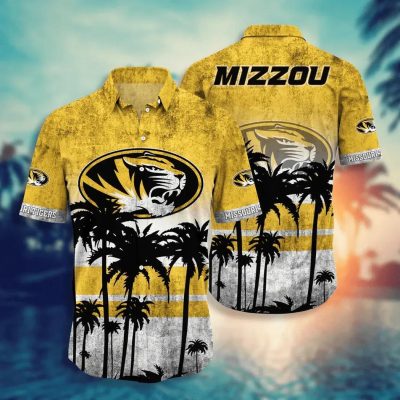 Missouri Tigers Aloha Hawaiian Shirt, NCAA Hawaiian Shirt