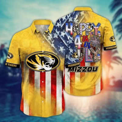 Missouri Tigers NCAA Aloha Hawaiian Shirt, NCAA Hawaiian Shirt